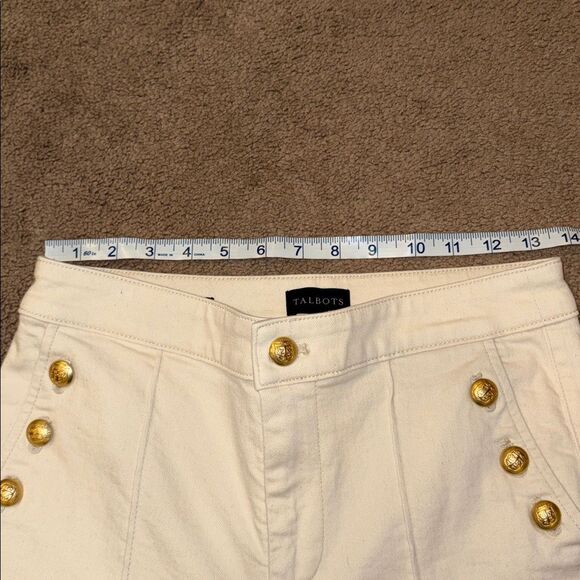 Talbots Flare Leg Sailor Jeans Size 4 Petite - Picture 6 of 11